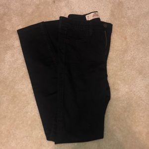 High waisted black jeans